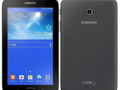 Samsung Galaxy Tab 3 Lite 7 0 black 3D model