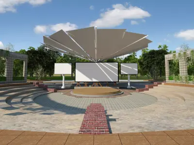 Outdoor Garden  3D print model