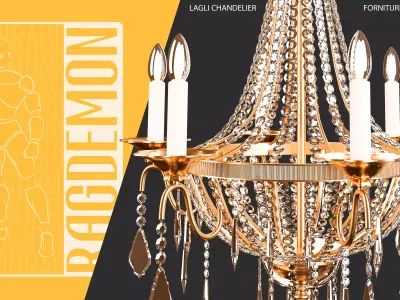 LANGLI CHANDELIER 3D model