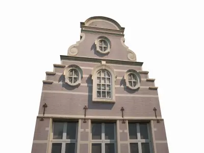 Apartment House 183 Low Poly Low-poly 3D model