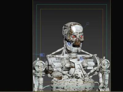 Terminator T800 Corona  3D model