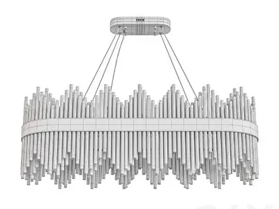 Gold Glass Stick 3D model