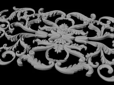 dekor ornament 3D model 149