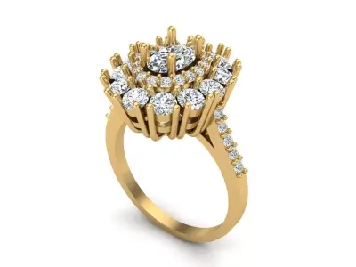 Jewelry ring 377 3D print model