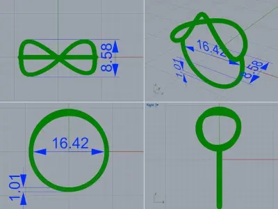 Infinity Ring 3D print model