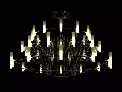 Modern ceiling lamp 3D model buy