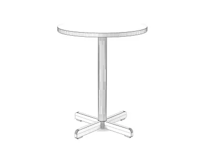 DS 888 61  62 and 63 Collina Side Tables 3D model