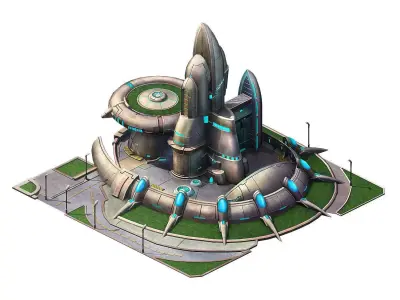 Mechanical Building - Fleet Lord 03 3D model