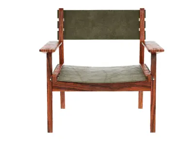 djuro lounge chair Skargaarden Low-poly 3D model