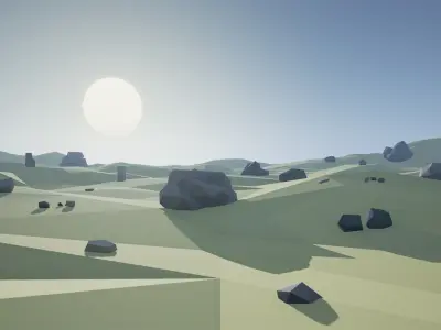 Low Poly Rocks Full Packs Low-poly 3D model