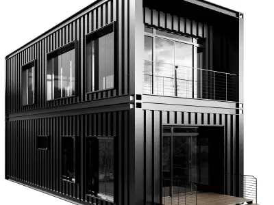 CONTAINER  HOUSE NO33 A 3D model