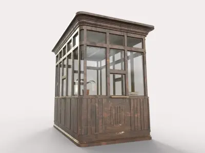 Ticket Booth  3D model