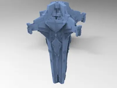 Colossal Mayan Tower 4  3D model