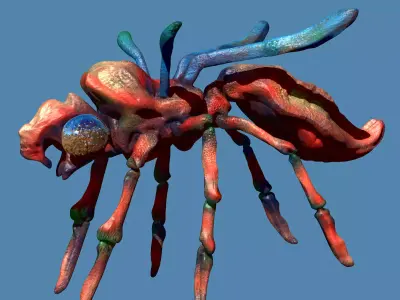 Crustacean Insektoid 3D model