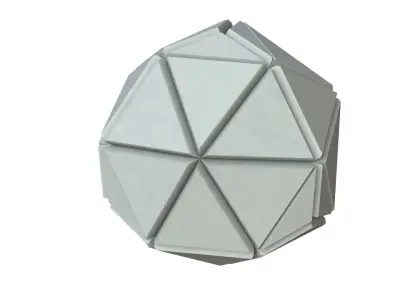 Sci Fi Object No 3528 Low Poly Low-poly 3D model