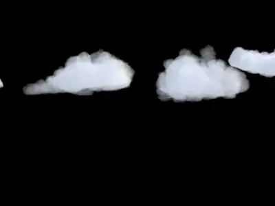 Volumetric clouds VDB 3D model