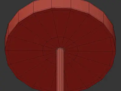 QUILL outdoor hanging light fixture 3D model