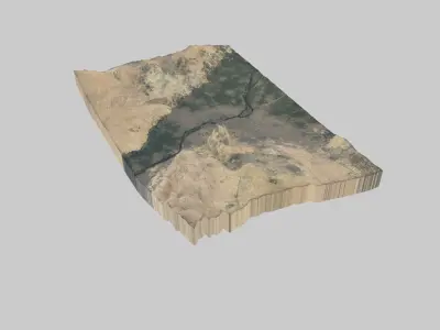 CAIRO City Low-poly 3D model