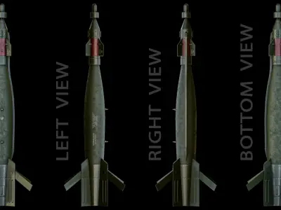  Paveway GBU Family Laser Guided Bombs PBR Bundle 