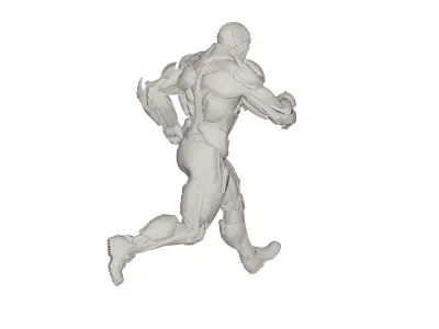 Superhero concept 3D model order