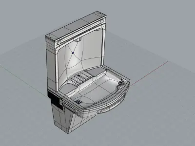 Elkay Drinking Fountain 3D Model 3D model