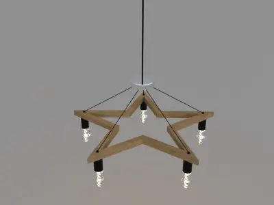 Star Chandelier 3D model