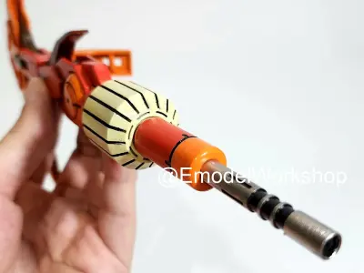 Dainsleif weapon from Gundam IBO for Graze or others HG kit 3D print model