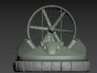 Compact Personal Hovercraft 3D Model 3D model