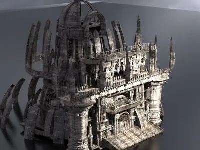 Desert Conjuror Tower 1 3D model