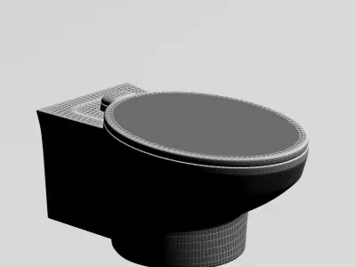 Toilet 001 3D model