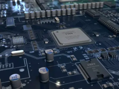 circuit board 3D model