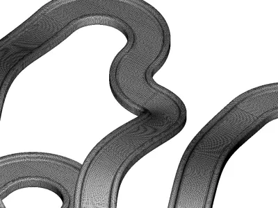 Premium Complex Racetrack 3D print model