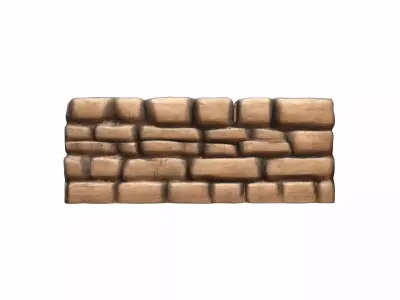  3d High Render Model Metal Barriers In A Desert Landscape 3D model purchase