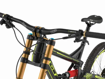  GT Fury Downhill Mountain Bike Rigged for Maya 