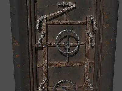 Submarine Gate 3D model