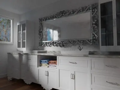 Modern Bathroom 3D model 3D model 2