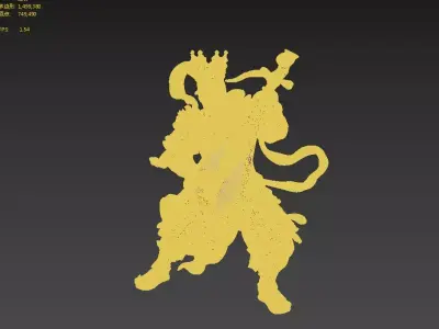 Chinese Zhong Kui 3D model