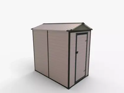 Keter Manor Apex Outdoor Garden Storage Shed 3D model