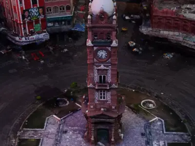 Ghanta Ghar Clock Tower Faisalabad 3D model