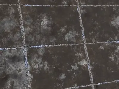 Rusty Industrial Metal Plate PBR Seamless Texture