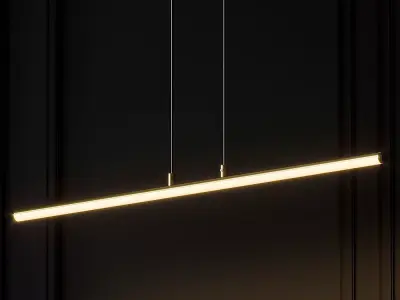 Light Rods LED Pendant 3D model