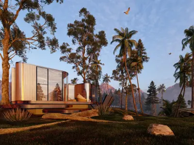 Lumion Scene Mega Pack - VOL 1 - 2  8 Premium Lumion Scene   3D model