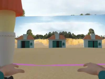 Squid Game Red Light Green Light Low-poly 3D model