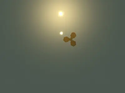 Ripple logo 3D model