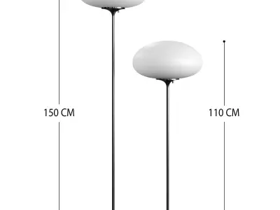 Stemlite floor lamp by Gubi 3D model