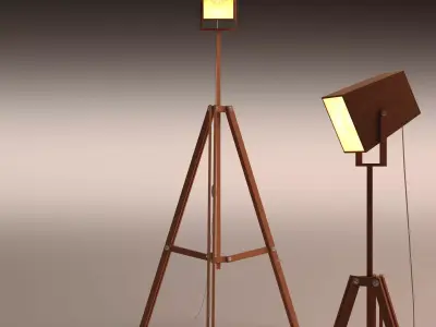 Floor Lamp 3D model