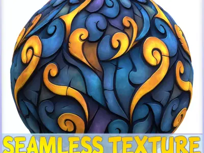 Stained Glass Seamless Texture Texture purchase