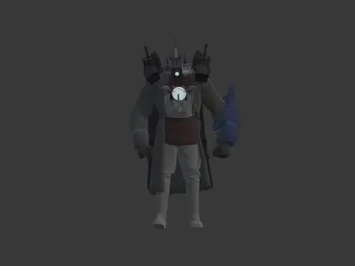 upgraded titan cameraman 3D model