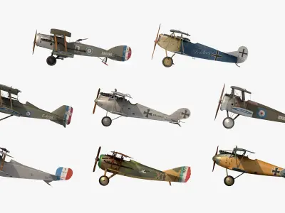  WW1 Fighters Bundle 