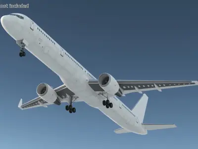  Boeing 757-300 with Cabin and Doors Rigged 